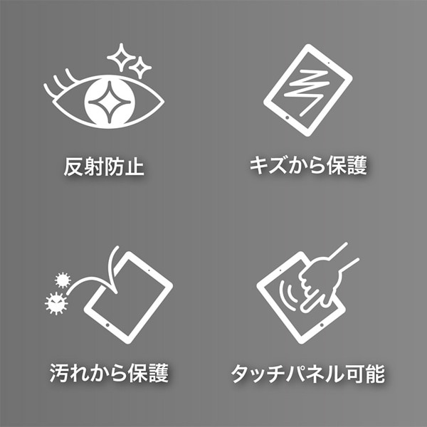 サンワサプライ 液晶保護反射防止フィルム iPad Air用 LCD-IPAD5 1個（ご注文単位1個）【直送品】