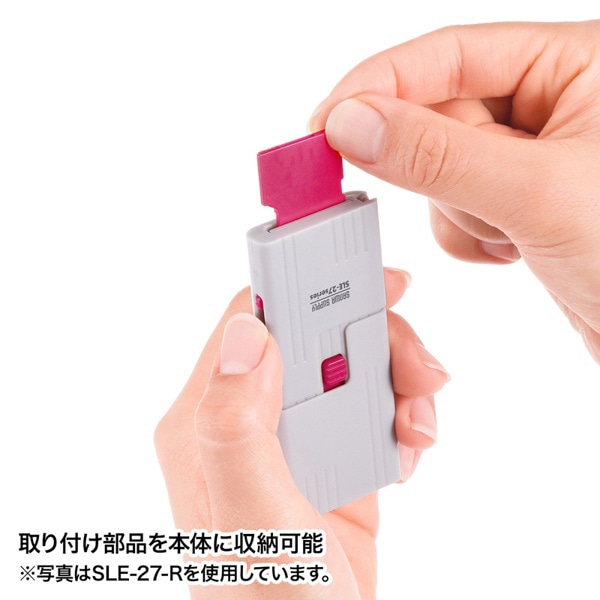 サンワサプライ SDカードスロット取付けセキュリティ SLE-27-BL 1個（ご注文単位1個）【直送品】