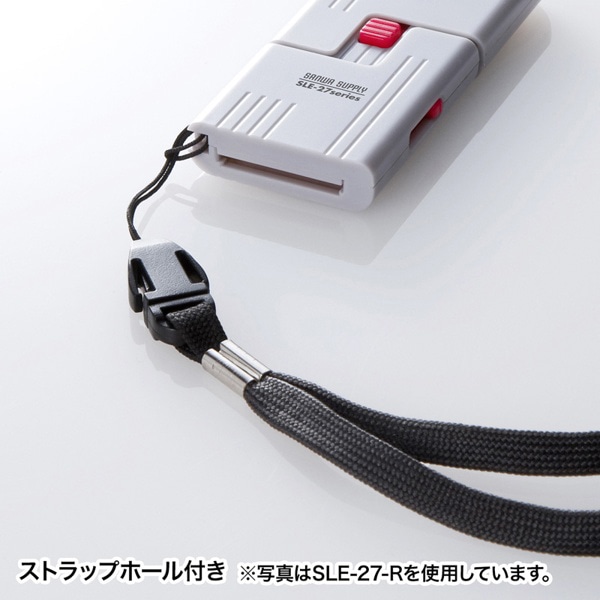 サンワサプライ SDカードスロット取付けセキュリティ SLE-27-BL 1個（ご注文単位1個）【直送品】