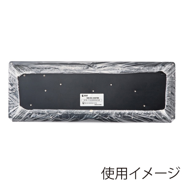 サンワサプライ キーボードマルチカバー シャワーキャップタイプ 大 3枚入 FA-CAPSET1 1個（ご注文単位1個）【直送品】