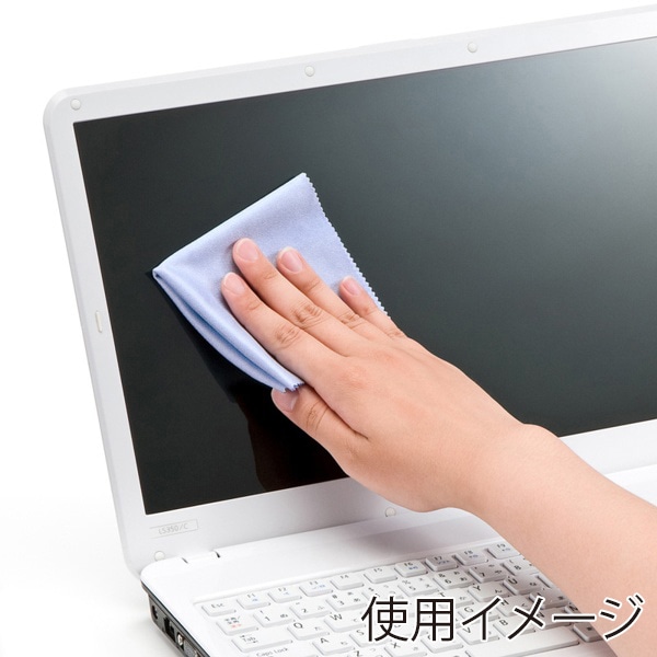 サンワサプライ クリーニングクロス ブルー CD-CC2BLN 1個(ご注文単位1個)【直送品】
