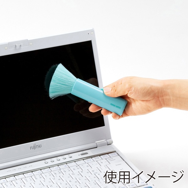 サンワサプライ OAスティックブラシ ブルー CD-BR13BLN 1個（ご注文単位1個）【直送品】