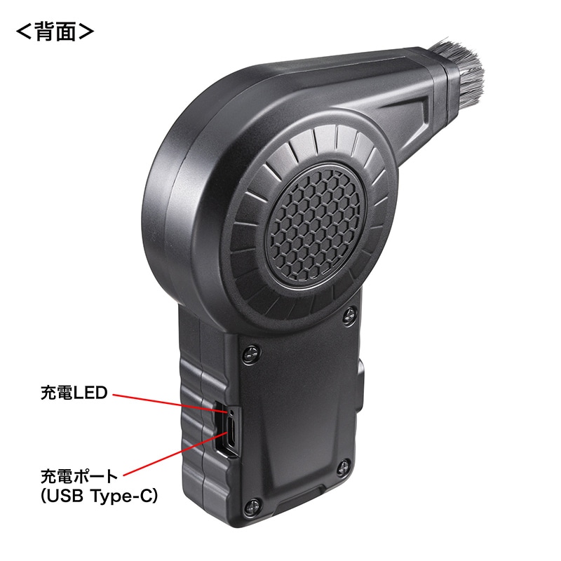 サンワサプライ 電動エアダスター コンパクトタイプ CD-ADE7BK 1個(ご注文単位1個)【直送品】