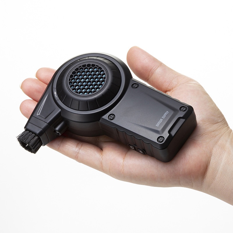 サンワサプライ 電動エアダスター コンパクトタイプ CD-ADE7BK 1個(ご注文単位1個)【直送品】