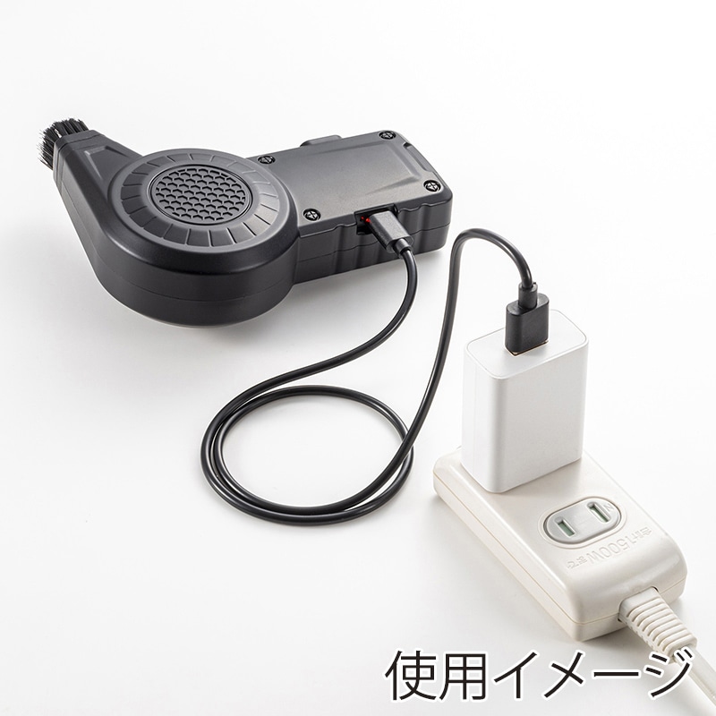 サンワサプライ 電動エアダスター コンパクトタイプ CD-ADE7BK 1個(ご注文単位1個)【直送品】