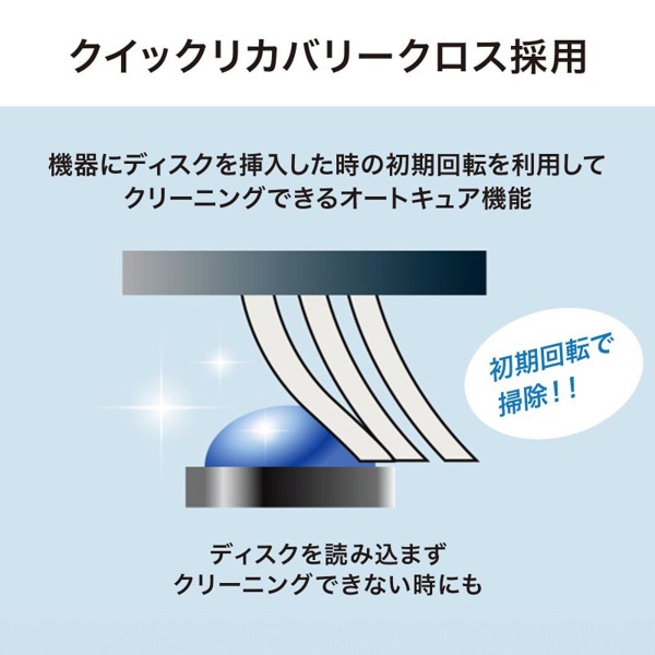 サンワサプライ マルチレンズクリーナー 湿式 オートキュア機能 CD-MDWAT2 1個（ご注文単位1個）【直送品】