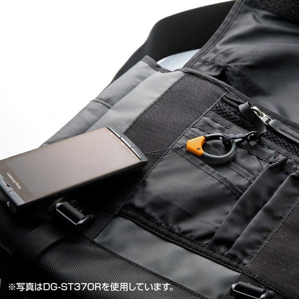 サンワサプライ フィンガーストラップ ブラック DG-ST37BK 1個（ご注文単位1個）【直送品】