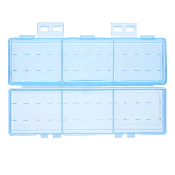 サンワサプライ 電池ケース 単3形用 大容量タイプ ブルー DG-BT7BL 1個（ご注文単位1個）【直送品】