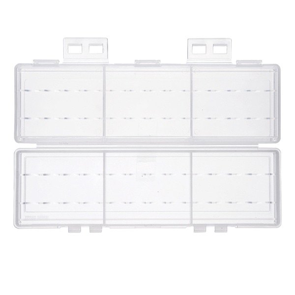 サンワサプライ 電池ケース 単3形用 大容量タイプ クリア DG-BT7C 1個（ご注文単位1個）【直送品】