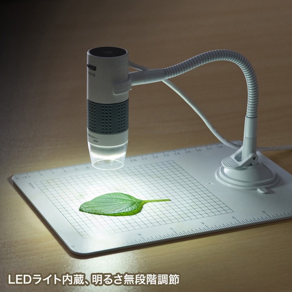 サンワサプライ USB顕微鏡 LPE-07W 1個（ご注文単位1個）【直送品】