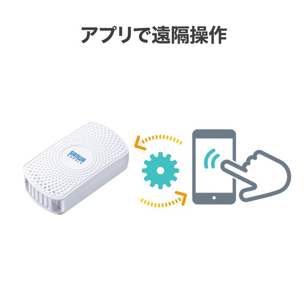 サンワサプライ BLEビーコン 温度・湿度センサー搭載 3個セット MM-BLEBC7 1個（ご注文単位1個）【直送品】