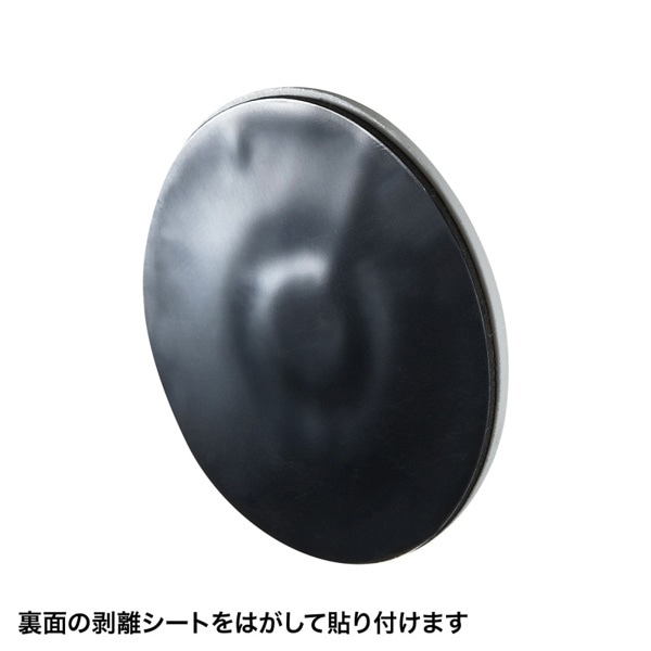 サンワサプライ eセキュリティ 薄型取付部品 ブラック SLE-18P 1個（ご注文単位1個）【直送品】