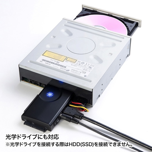 サンワサプライ IDE／SATA-USB3.0 変換ケーブル USB-CVIDE6 1個（ご注文単位1個）【直送品】