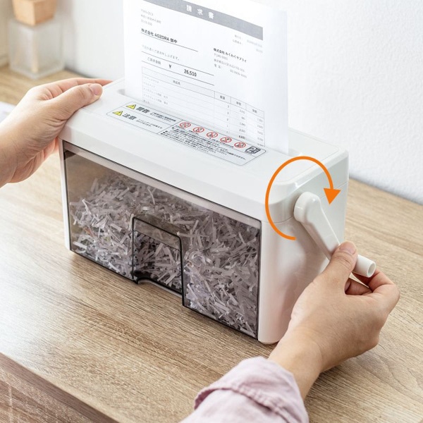 サンワサプライ ハンドシュレッダー PSD-MC2223 1個（ご注文単位1個）【直送品】