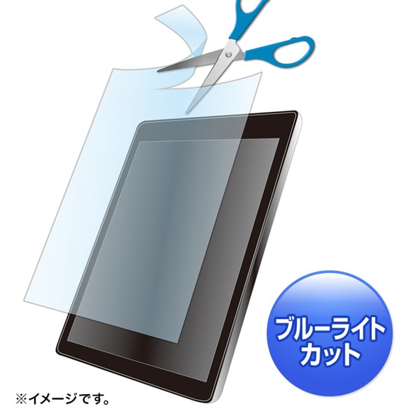 サンワサプライ 液晶保護指紋防止光沢フィルム ブルーライトカット 12.5型対応 LCD-125WBCF 1個（ご注文単位1個）【直送品】