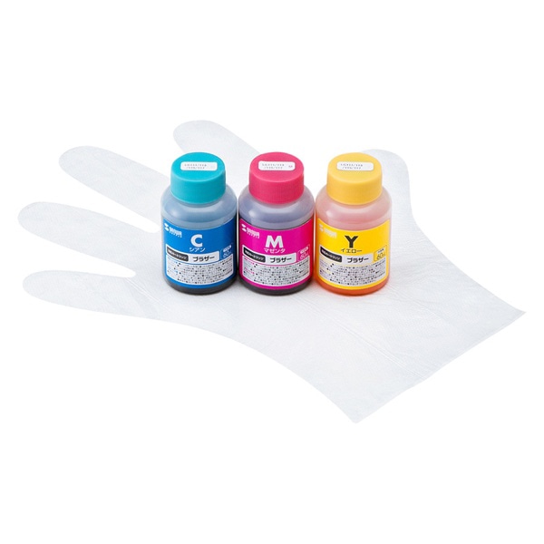 サンワサプライ 詰め替えインク ブラザー 3色 LC111／113／115用 INK-LC113S60 1個（ご注文単位1個）【直送品】