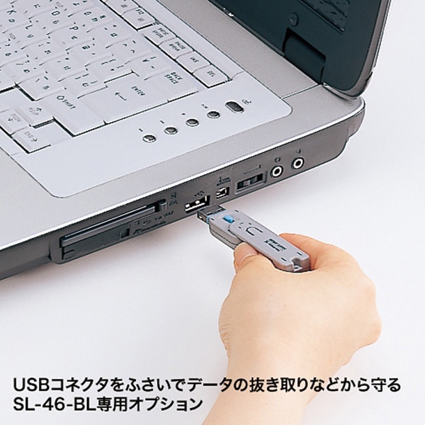 サンワサプライ USBコネクタ 取付けセキュリティ 取付け部品 SL-46-BL用 50個入 SL-46BLOP-50 1個（ご注文単位1個）【直送品】