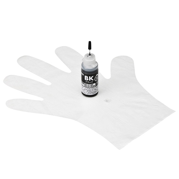 サンワサプライ 詰め替えインク キャノン ブラック BCI-371BK用 INK-C371B30 1個（ご注文単位1個）【直送品】