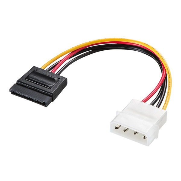 サンワサプライ シリアルATA電源ケーブル 17cm TK-PWSATAN 1個（ご注文単位1個）【直送品】