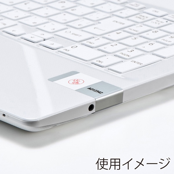 サンワサプライ セキュリティシール 成りすまし防止タイプ SL-4H-50 1個（ご注文単位1個）【直送品】