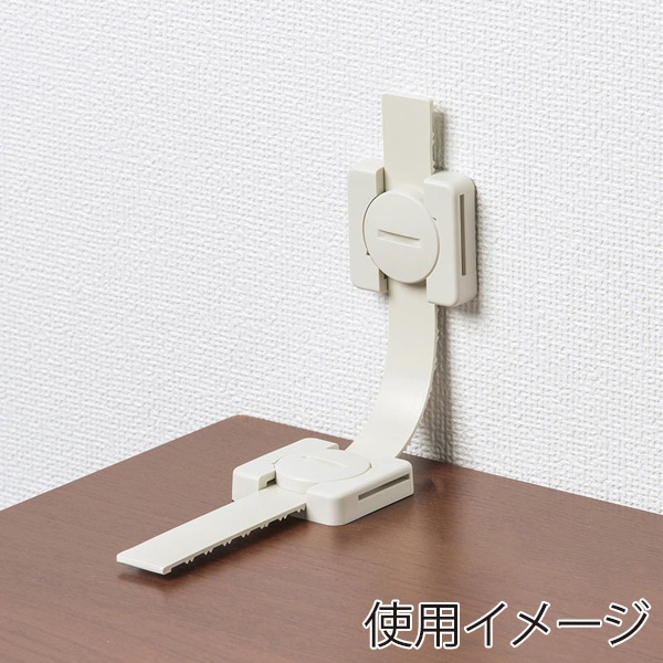 サンワサプライ 耐震ストッパーロング 4本入 QL-60N 1個（ご注文単位1個）【直送品】