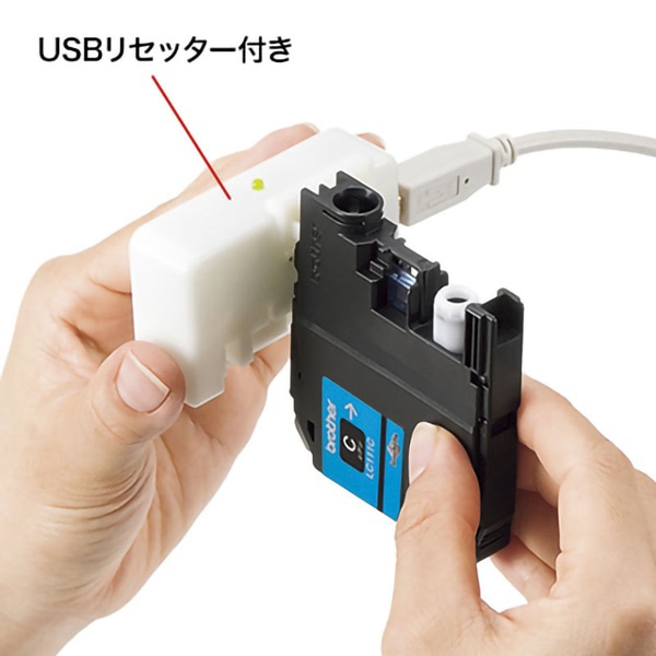 サンワサプライ 詰め替えインク ブラザー 4色 リセッター付き LC111／113／115／117用 INK-LC113BS60RN 1個（ご注文単位1個）【直送品】