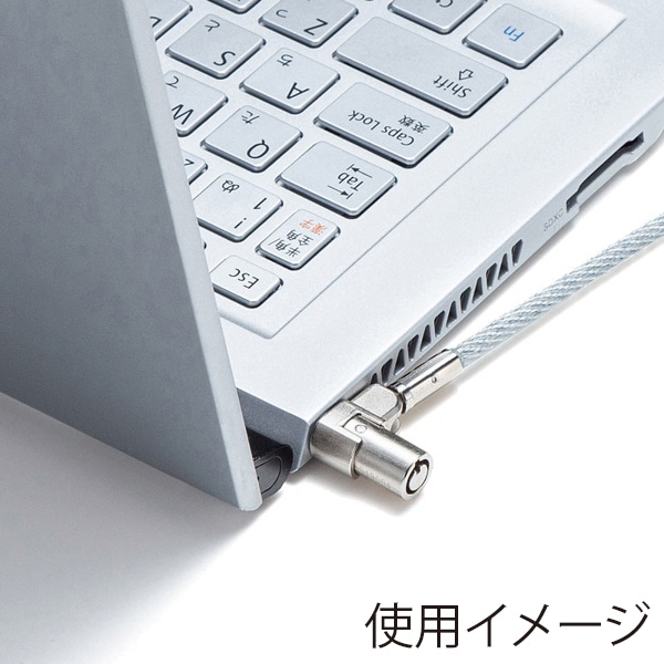 サンワサプライ 超小型シリンダセキュリティ 鍵No.ランダム SL-80 1個（ご注文単位1個）【直送品】