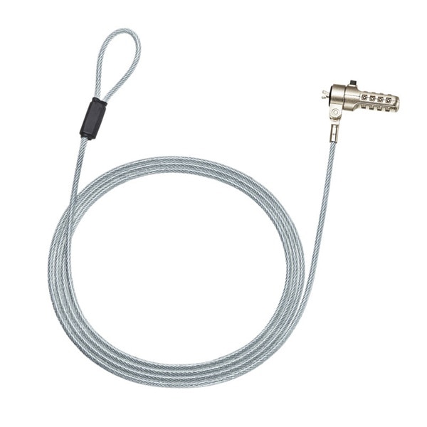 サンワサプライ セキュリティワイヤー NobleWedgeスロット対応 SLE-36S 1個（ご注文単位1個）【直送品】