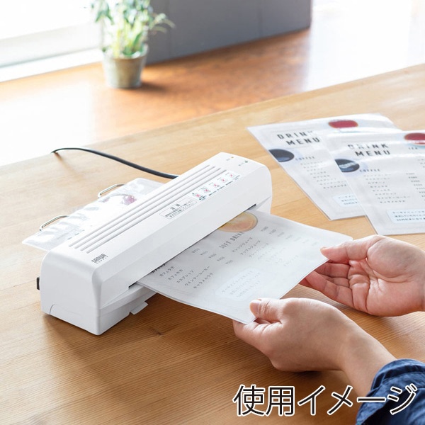 サンワサプライ ラミネーター A4 2本ローラー LM-A4R2 1個（ご注文単位1個）【直送品】