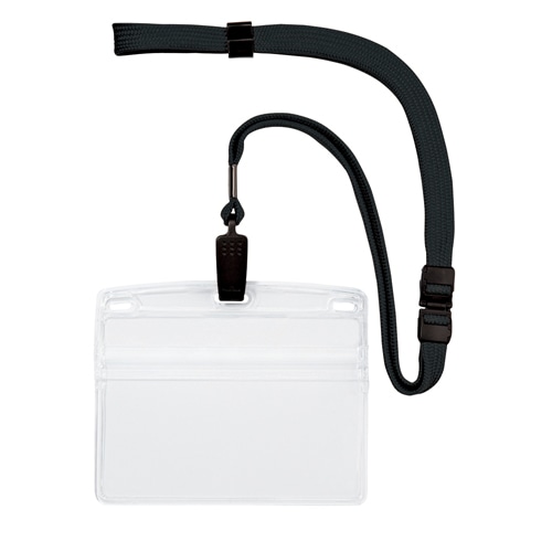 オープン工業 吊り下げ名札 NL-21 黒 10枚/袋