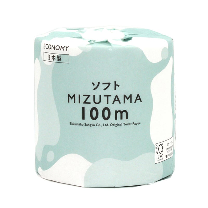 高千穂産業 大分製紙 トイレットペーパー 水玉ソフト 107mm×100m 60巻 1032000001 1箱（ご注文単位1箱）【直送品】