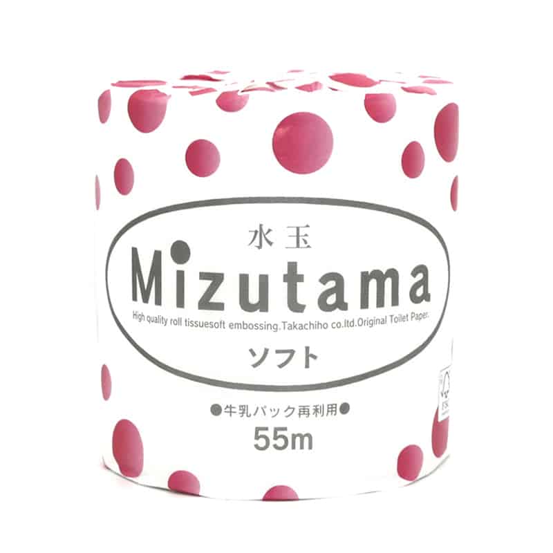 高千穂産業 大分製紙 トイレットペーパー 水玉ソフト 107mm×55m 100巻 1032000005 1箱（ご注文単位1箱）【直送品】