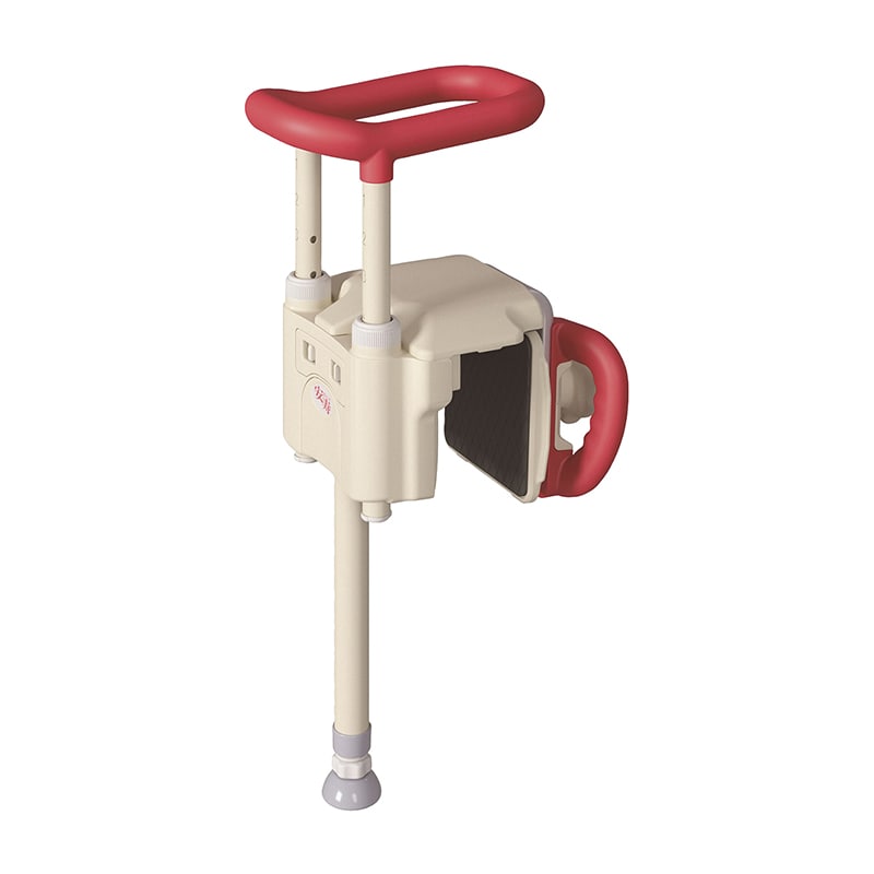 ユニットバス手すり UST-130UB レッド 536-630 1個(ご注文単位1個)【直送品】