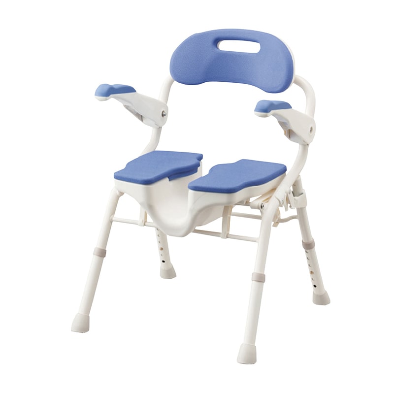 折りたたみシャワーベンチ HPフィット ブルー 536-071 1個(ご注文単位1個)【直送品】