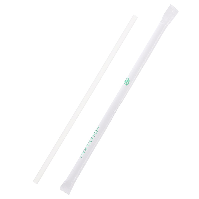 江戸川物産 バイオマスストロー 紙包 GPE621SP6 半透明 500本/箱