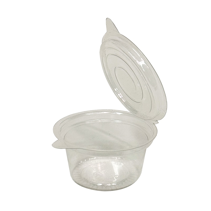 江戸川物産 折蓋ミニカップ 1oz PET1 50個/袋(ご注文単位1袋)【直送品】