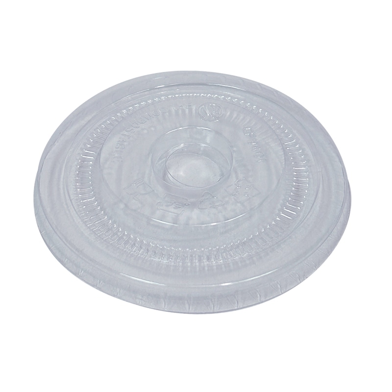 江戸川物産 PLAフラットリッド　PLAコップ用  CF9401 50枚/パック（ご注文単位1パック）【直送品】