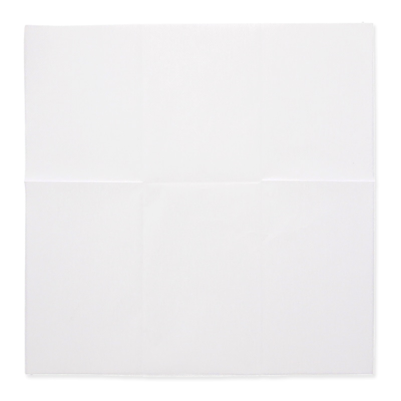 イデシギョー 紙ナプキン 6折 ポリ入 ストレート 白無地 150枚/袋