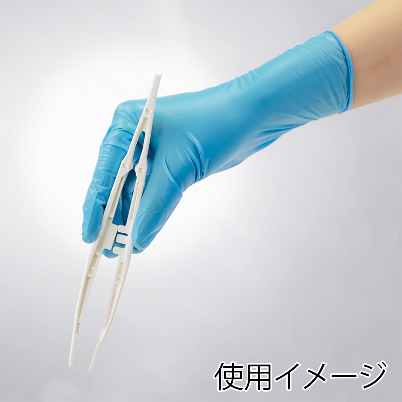 オオサキメディカル ハイブリッドグローブ1 ブルー L 200枚入 413194 1箱(ご注文単位10箱)【直送品】