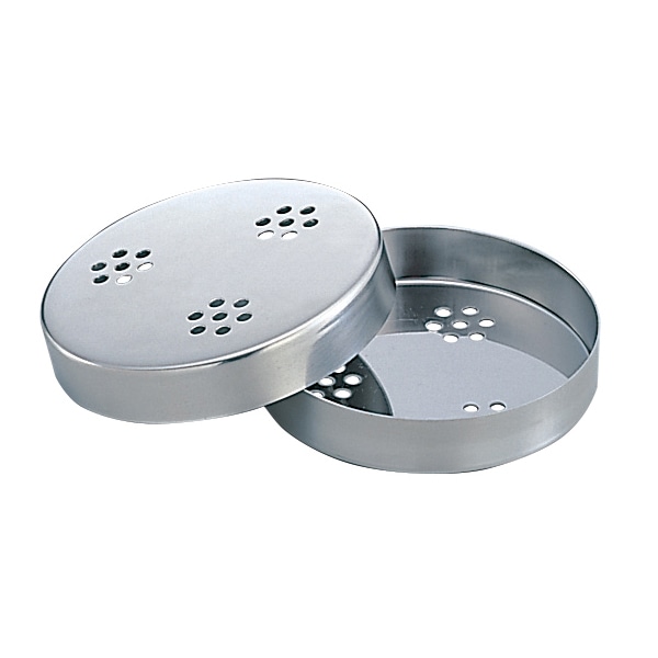 穴開きシャーレ　90×20mm　ステンレス   1個（ご注文単位1個）【直送品】