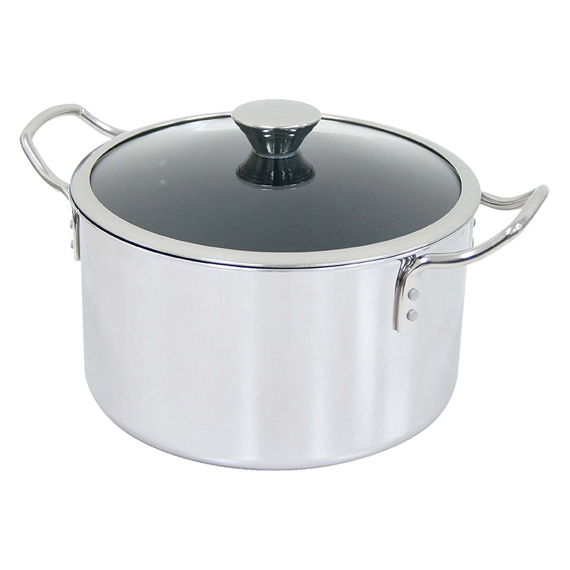 メヴァエル デュオ IH 両手鍋 22cm DUO-22W 1個(ご注文単位1個)【直送品】