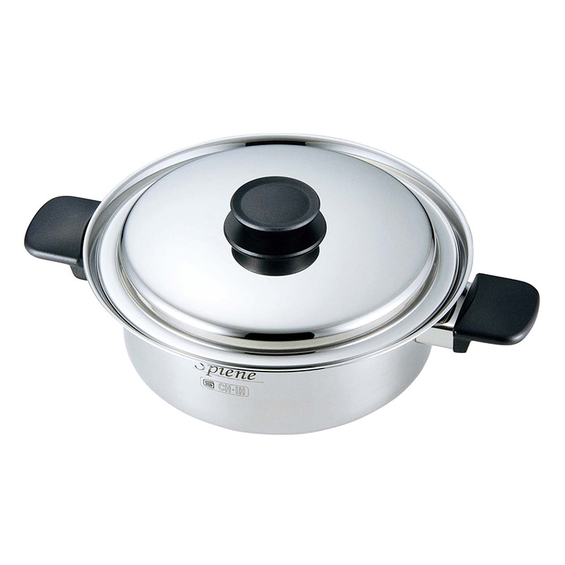 メヴァエル スピーネ 浅型両手鍋 23cm 1個(ご注文単位1個)【直送品】