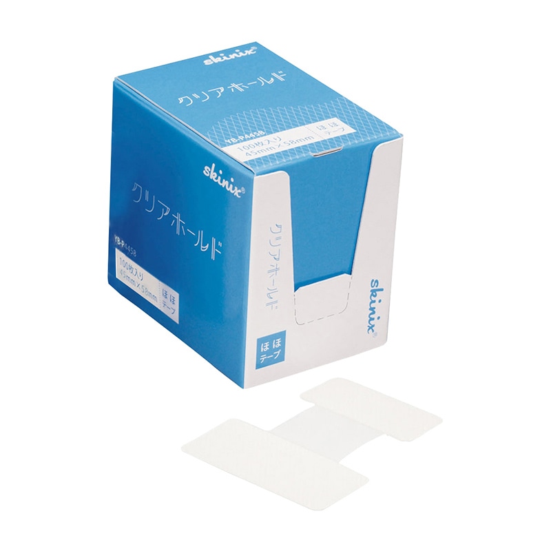 クリアホールド　ほほテープ YB-P4458　100枚  1個（ご注文単位12個）【直送品】