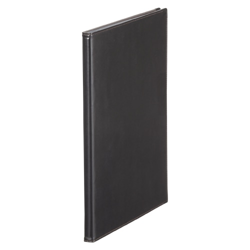 1972LFクロ レザフェス メニューファイル 黒 1冊 (ご注文単位1冊)【直送品】