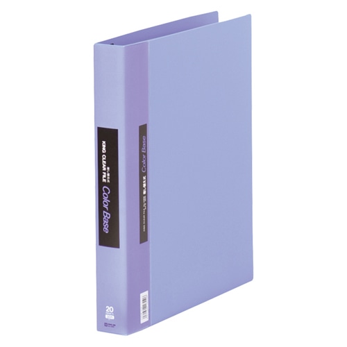 139Wアオ クリアーファイルカラーベース差替式 青 1冊 (ご注文単位1冊)【直送品】