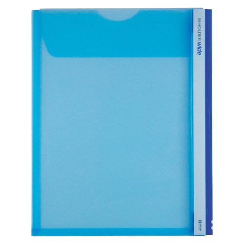 733Wｱｵ Mホルダー（S型）　青 1枚 (ご注文単位1枚)【直送品】