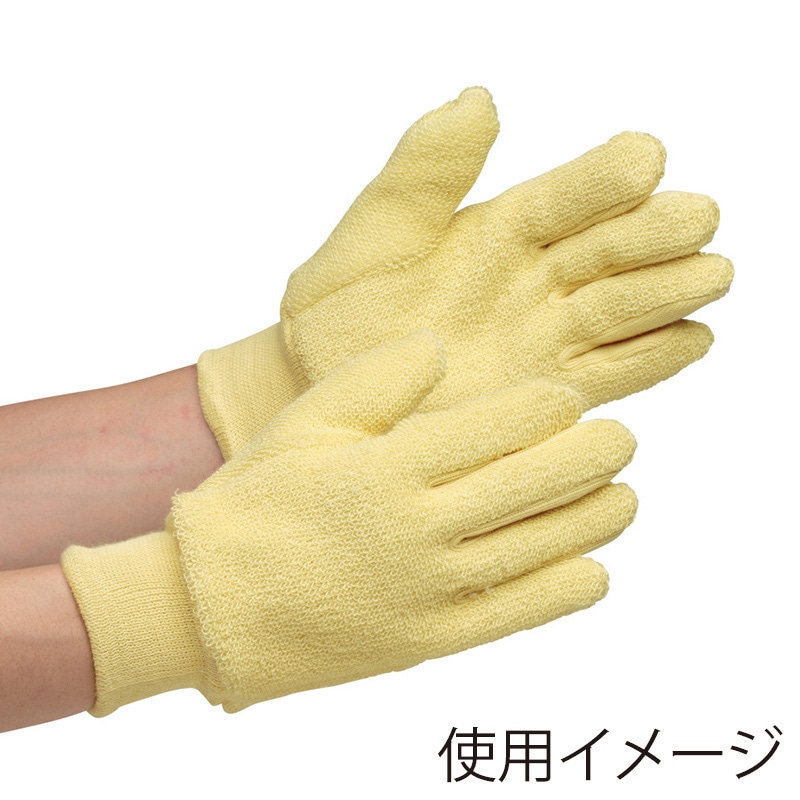 カナガワ 耐切創性手袋 ケブラー パイルニット 縫製 フリー MK-250 4043013400 1組（ご注文単位1組）【直送品】