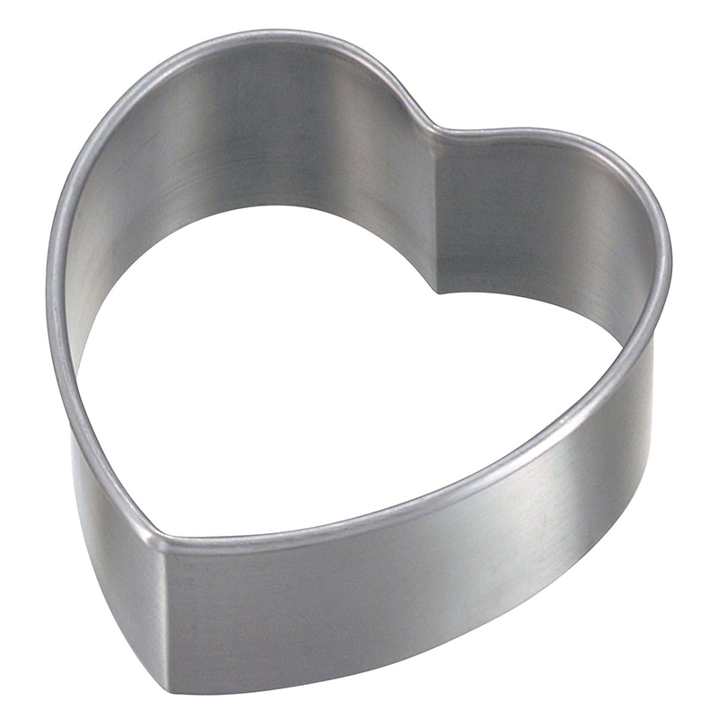 パティシエール18-8ハート抜型PP-589φ40×H45 1個(ご注文単位1個)【直送品】