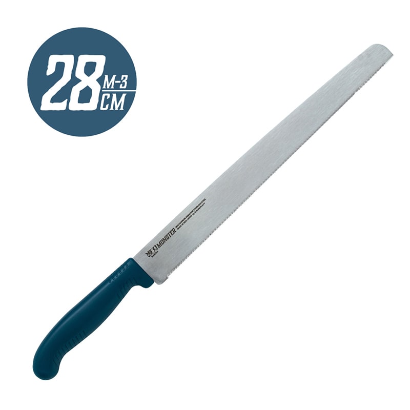 サンクラフト パン切り包丁 波刃モンスター 28cm M-3 1本（ご注文単位1本）【直送品】