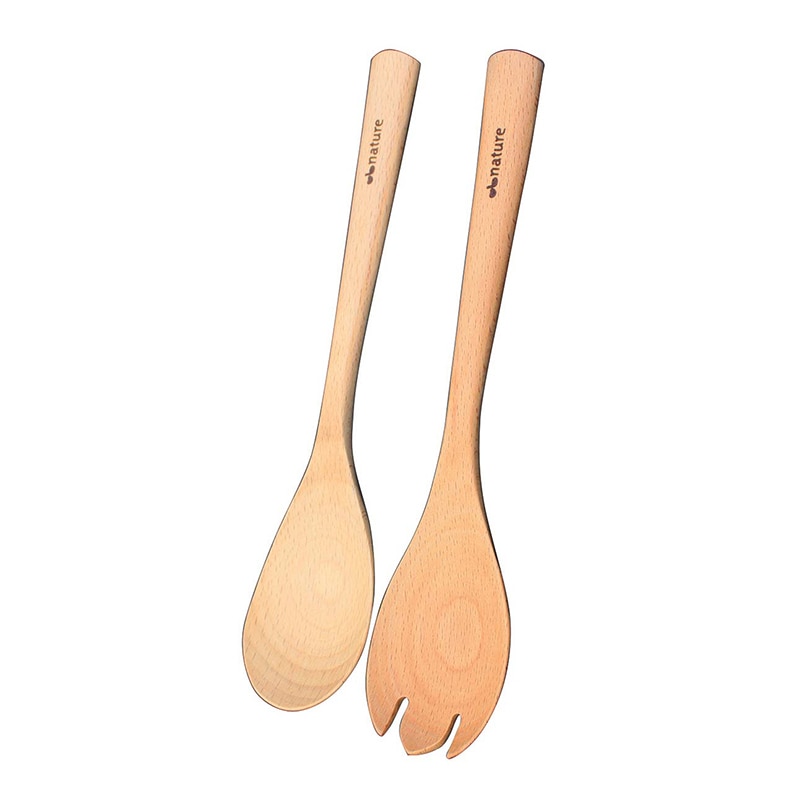 川嶋工業 ナチュレ 木製 サーバースプーン&フォーク OBN-106 1個(ご注文単位1個)【直送品】